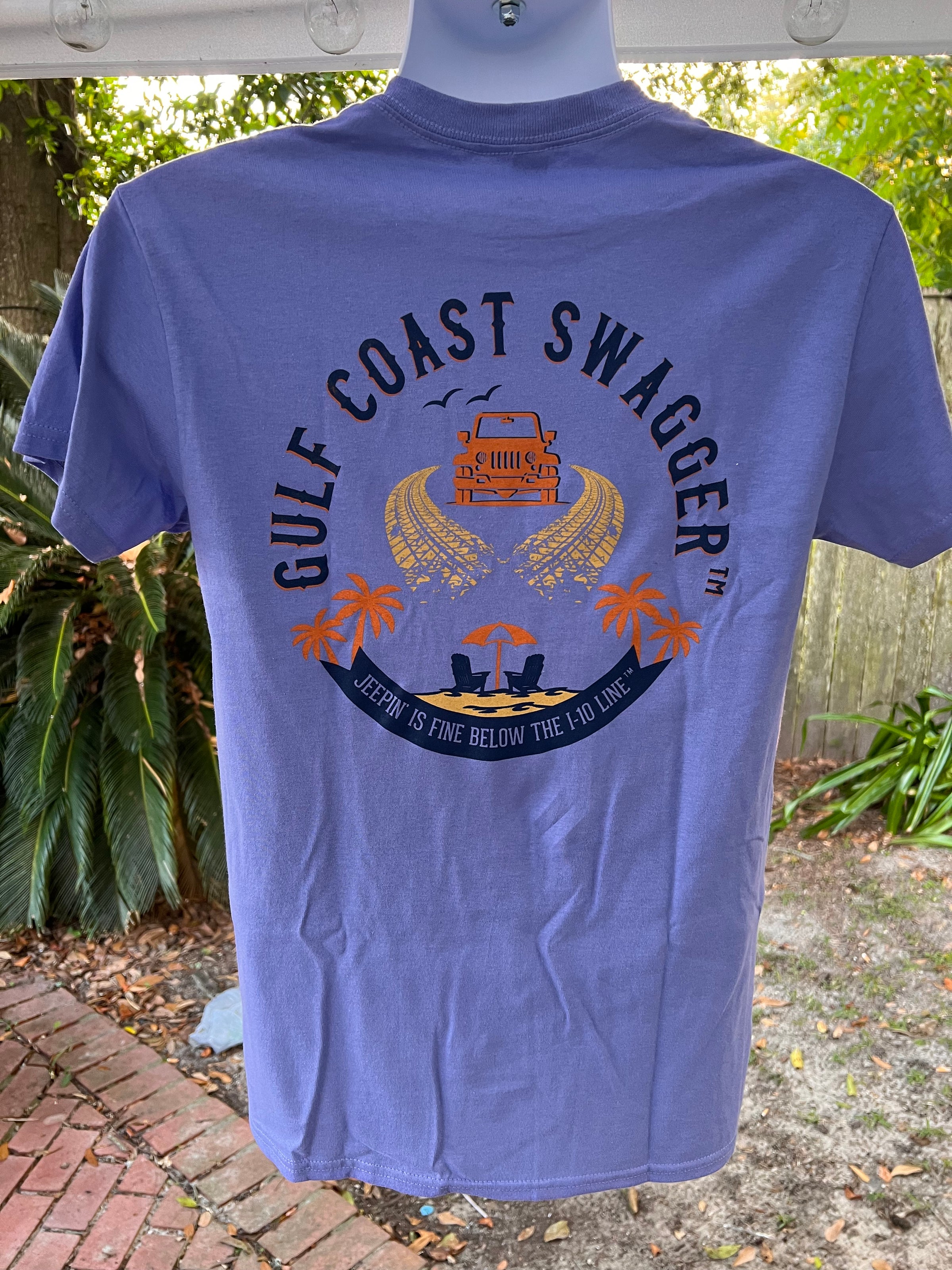 Iris Jeepin' Long Beach MS GCS T-Shirt | Gulf Coast Swagger